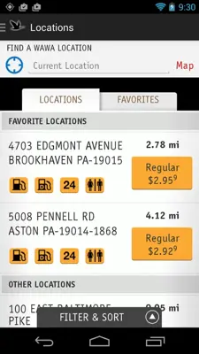 Wawa android App screenshot 2